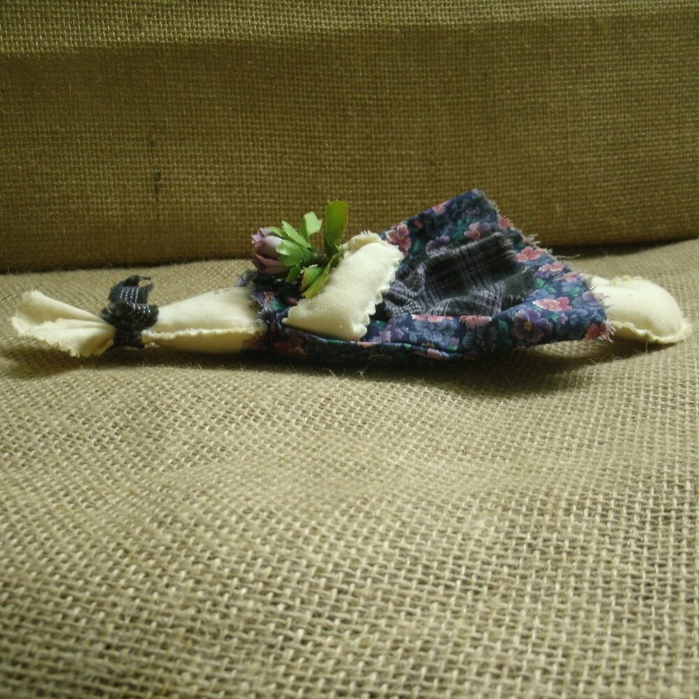 Vintage Handmade Cloth Rabbit Doll - Picture 11 of 14